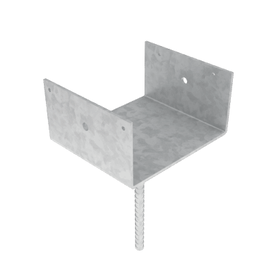 6" x 6" ROUGH POST HOLDER - GALVANIZED - Kilrich Building Centres