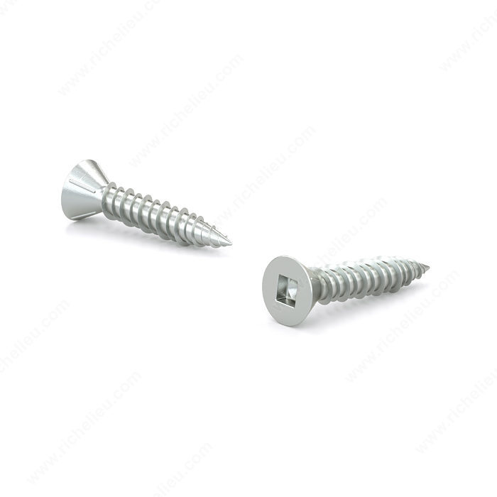 1" #8 FLAT-HEAD PARTICLE BOARD SCREW - ZINC-COATED (100 PACK) - Kilrich Building Centres