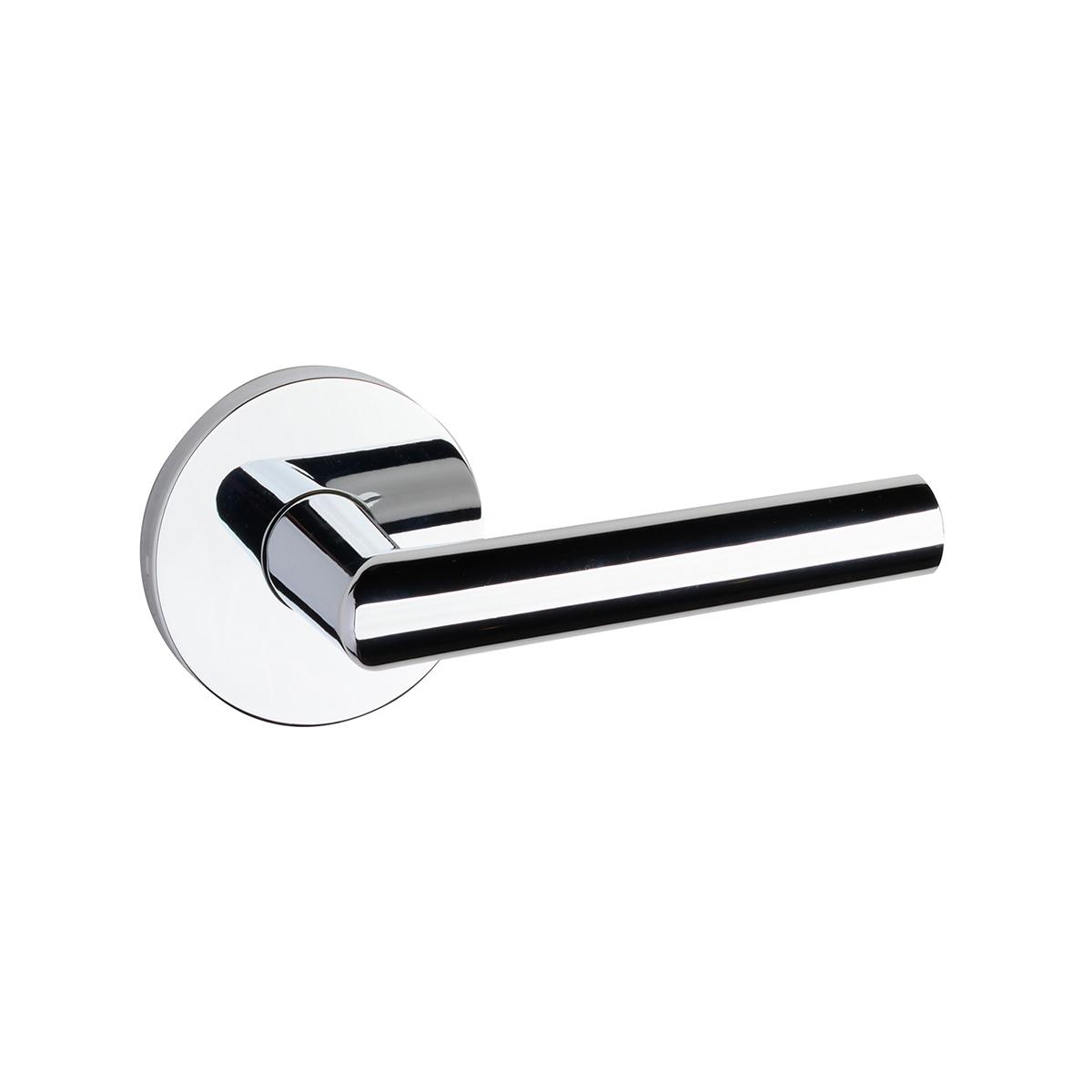 TAYMOR CROSS FLOW ROUND ROSE PASSAGE LEVER (SATIN NICKEL) - Kilrich Building Centres