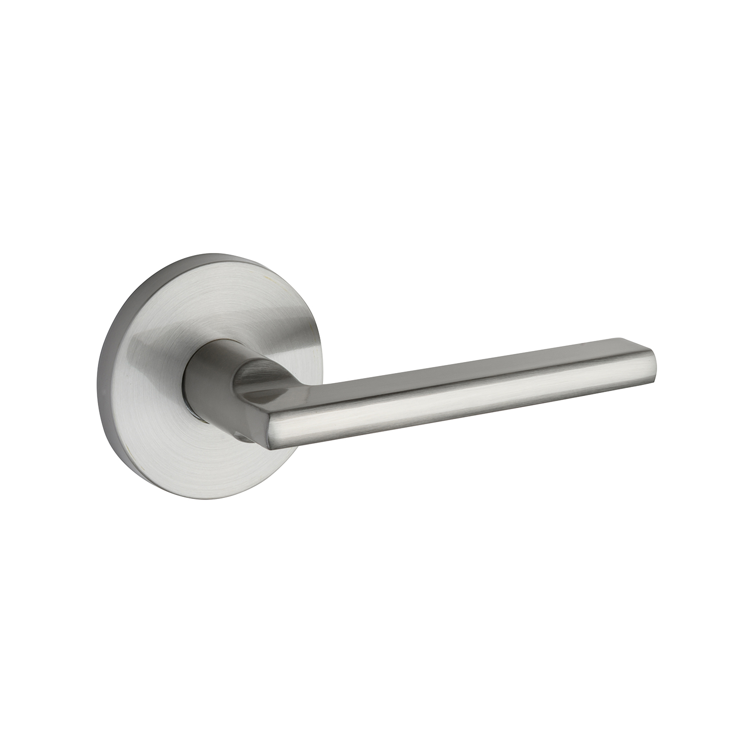TAYMOR PACE LINE ROUND ROSE PASSAGE LEVER (SATIN NICKEL) - Kilrich Building Centres