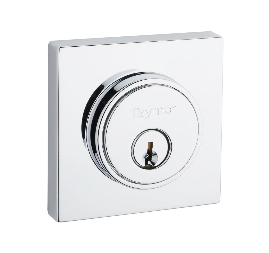 TAYMOR PREMIER SQUARE DEADBOLT (SATIN NICKEL) - Kilrich Building Centres