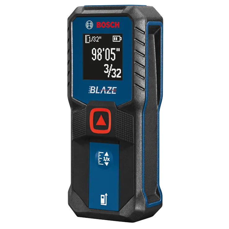 BOSCH BLAZE 100' PRO LASER DISTANCE MEASURE w/ BACKLIT DISPLAY - Kilrich Building Centres