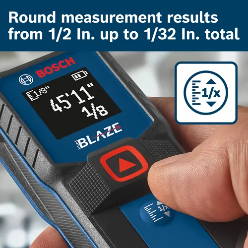 Main 5 - BOSCH BLAZE 100' PRO LASER DISTANCE MEASURE w/ BACKLIT DISPLAY -