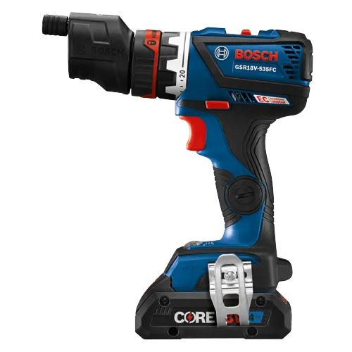 Main 6 - BOSCH 18V DRILL / DRIVER w/ 5-IN-1 FLEXICLICK SYSTEM w/ 4.0 Ah BATTERY & CHARGER -