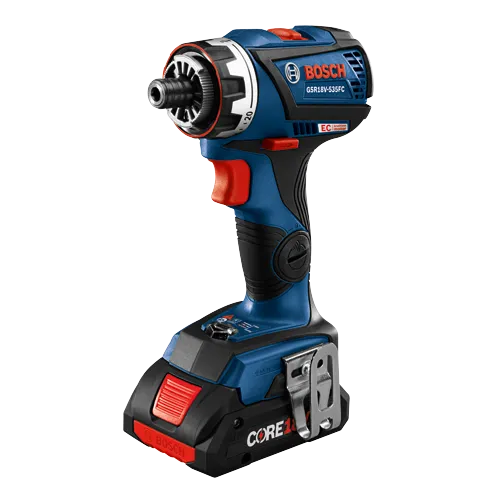 Main 12 - BOSCH 18V DRILL / DRIVER w/ 5-IN-1 FLEXICLICK SYSTEM w/ 4.0 Ah BATTERY & CHARGER -
