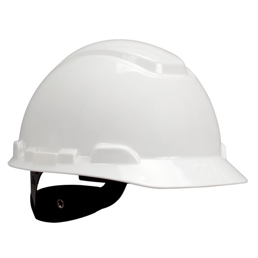 3M WHITE HARD HAT w/ RATCHET SUSPENSION - Kilrich Building Centres