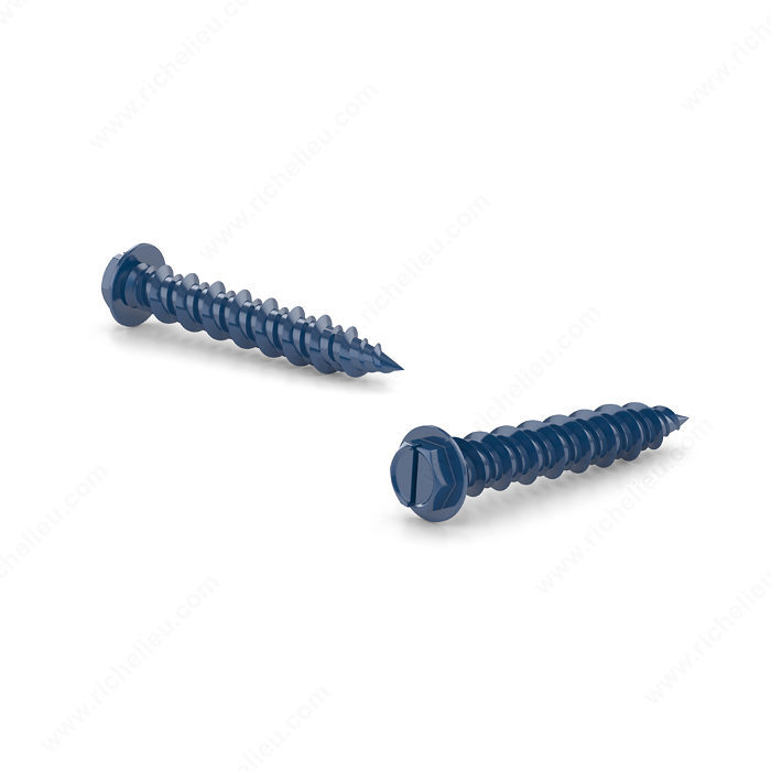 1-1/4" - 1/4" HEX-HEAD CONCRETE SCREW - BLUE (10 PACK) - Kilrich Building Centres