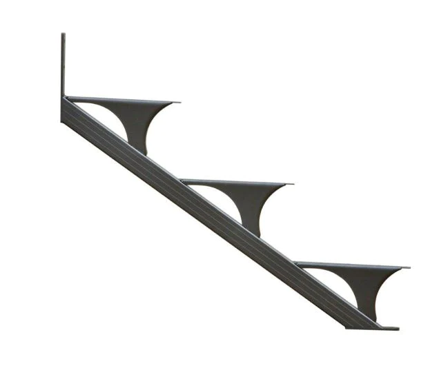 3 STEP STAIR STRINGER SET
(YARD BRONZE) - Kilrich Building Centres
