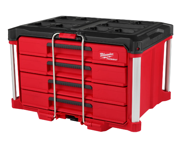 MILWAUKEE PACKOUT 4 DRAWER TOOL BOX - Kilrich Building Centres