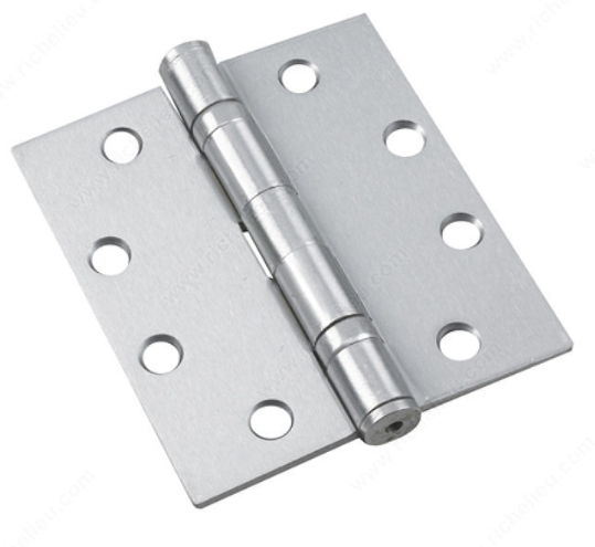 4-1/2" SQUARE COMMERCIAL DOOR HINGES (3 PACK) - Kilrich Building Centres