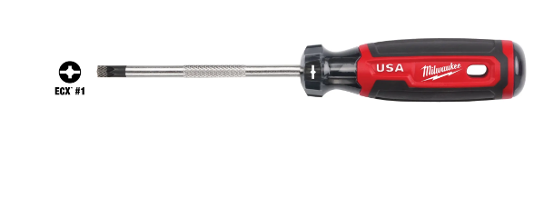 Main 1 - #1 ECX 4" Cushion Grip
Screwdriver (USA) -