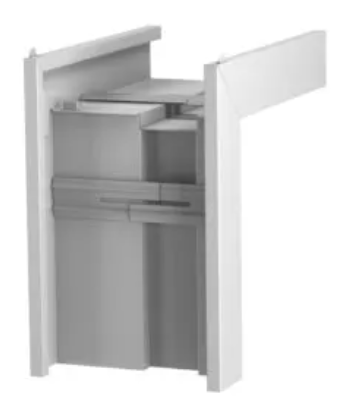 3' 0" EXPANDABLE STEEL FRAME w/ 4-1/2" x 7-7/8" REVERSIBLE HINGES (90 MIN.RATING) - Kilrich Building Centres