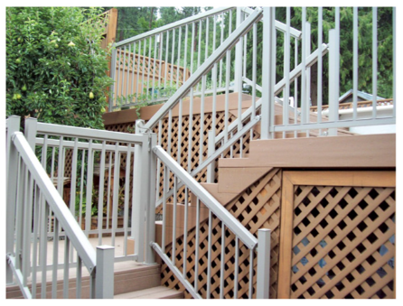 Main 2 - REGAL 48" WIDE GATE PACKAGE
(PICKETS)WHITE -