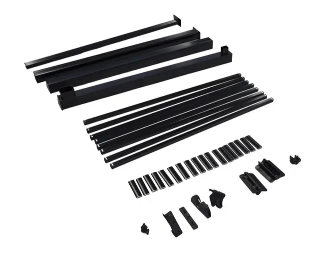 REGAL BLACK 48" WIDE GATE
PACKAGE (PICKETS) - Kilrich Building Centres