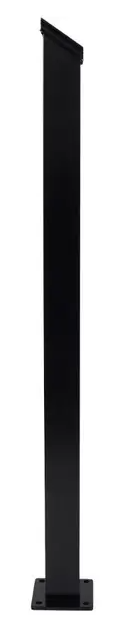 REGAL BLACK INLINE STAIR POST - Kilrich Building Centres