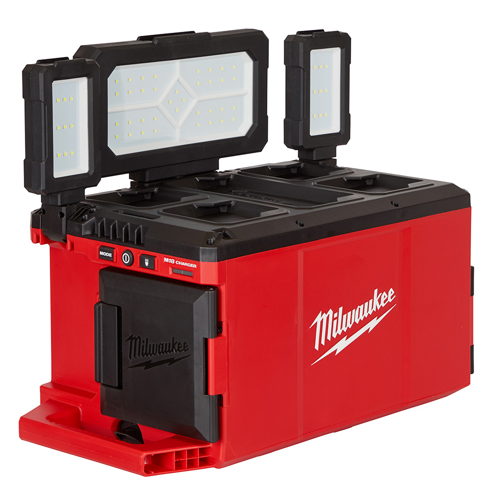 MILWAUKEE M18 PACKOUT LIGHT / CHARGER (3000 LUMENS) - Kilrich Building Centres