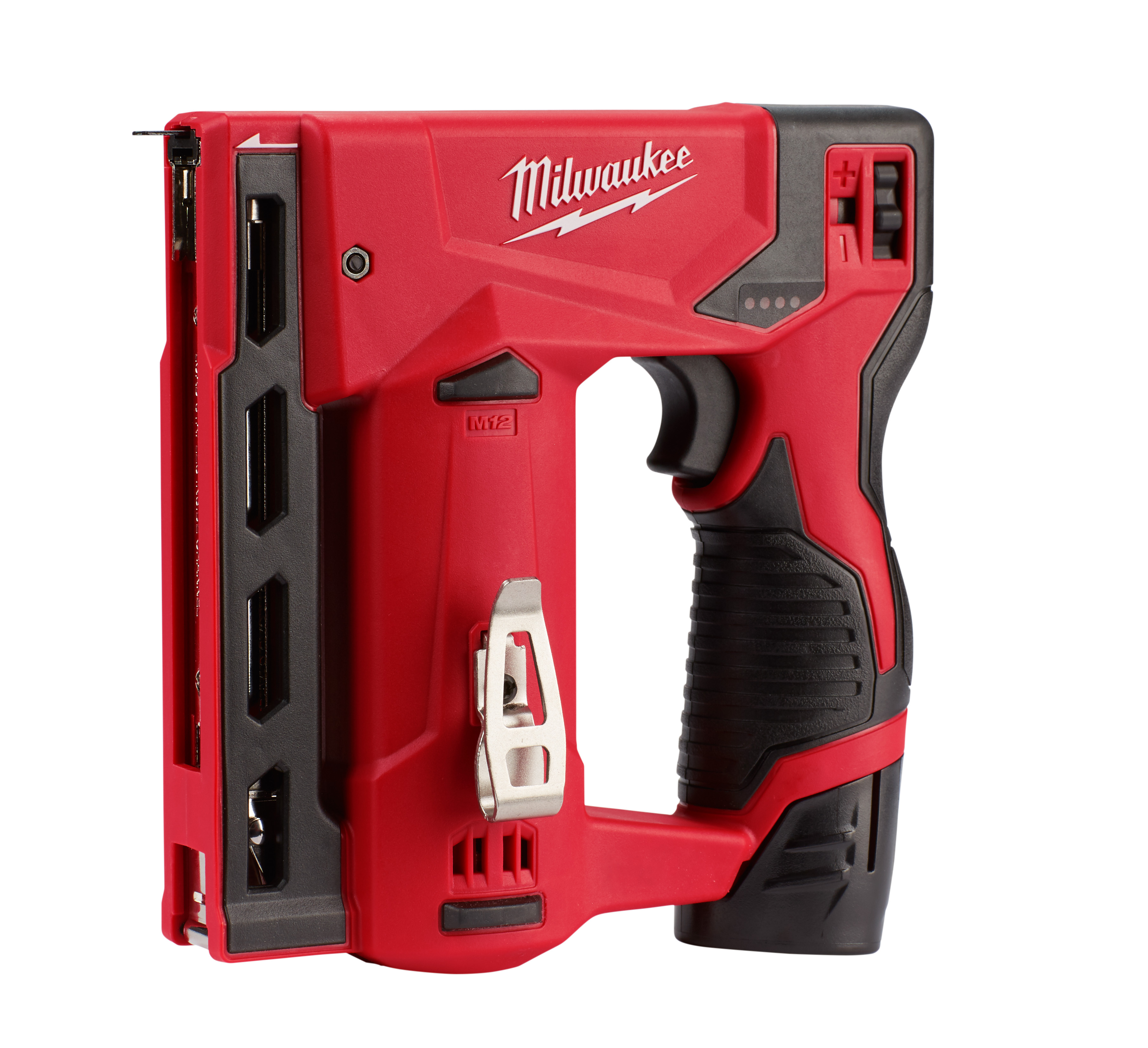 MILWAUKEE M12 3/8" CROWN STAPLER KIT (1/4” – 9/16” STAPLES) - Kilrich Building Centres