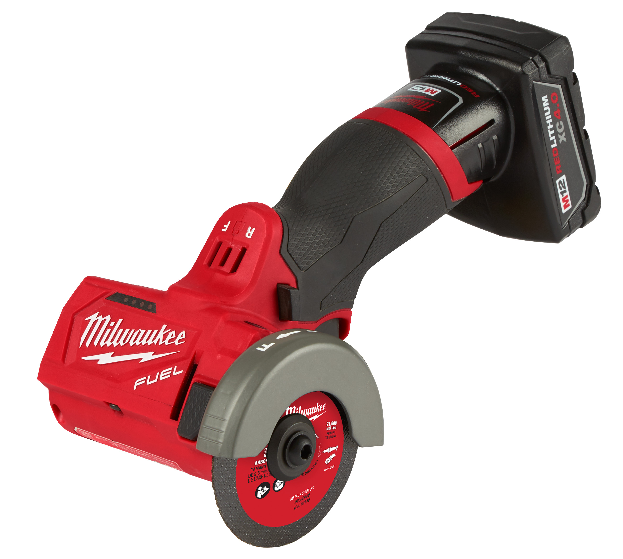 Main 2 - MILWAUKEE M12 FUEL 3" COMPACT CUT-OFF TOOL KIT w/ XC4.0 BATTERY & CHARGER -