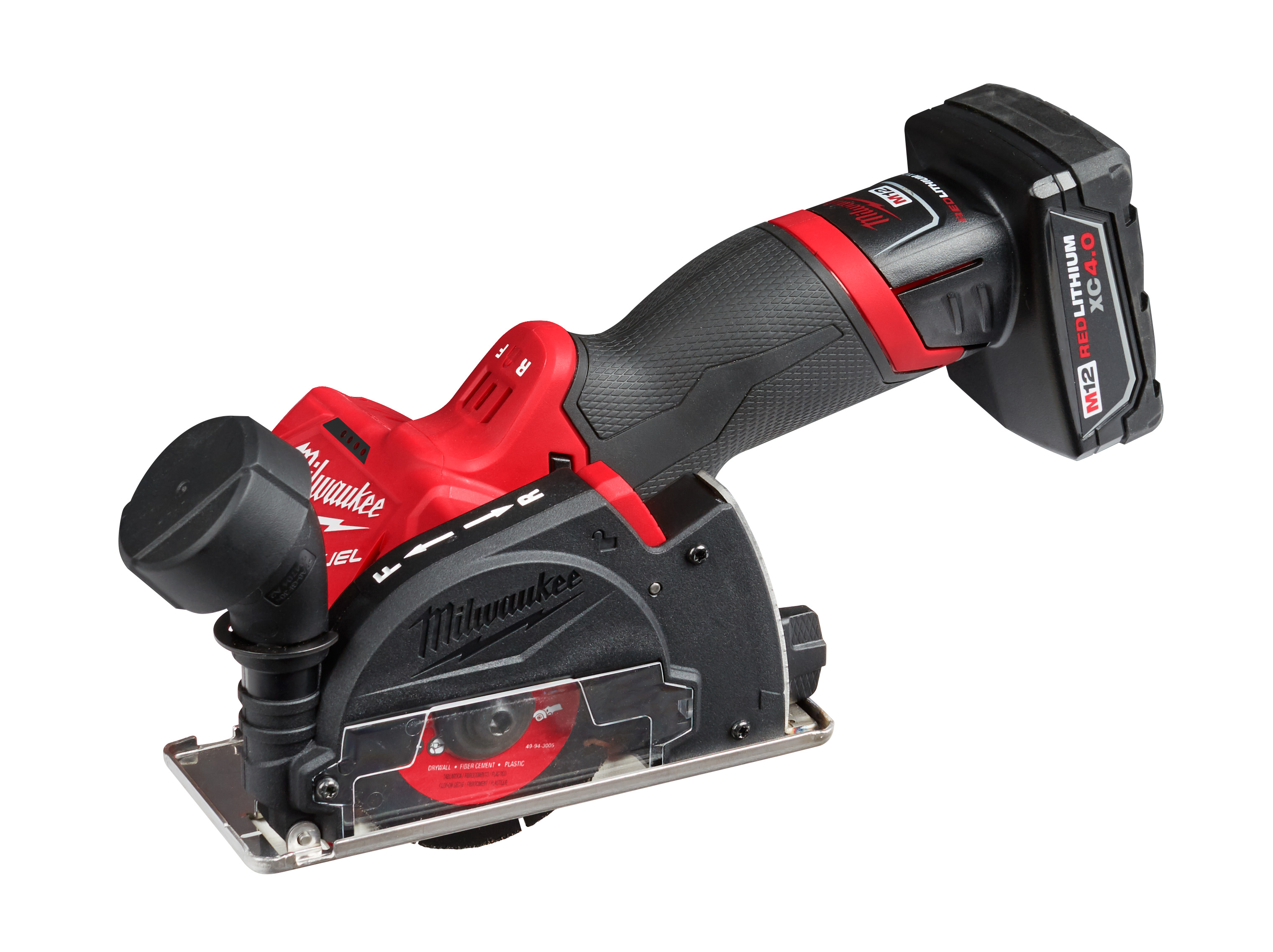 MILWAUKEE M12 FUEL 3" COMPACT CUT-OFF TOOL KIT w/ XC4.0 BATTERY & CHARGER - Kilrich Building Centres