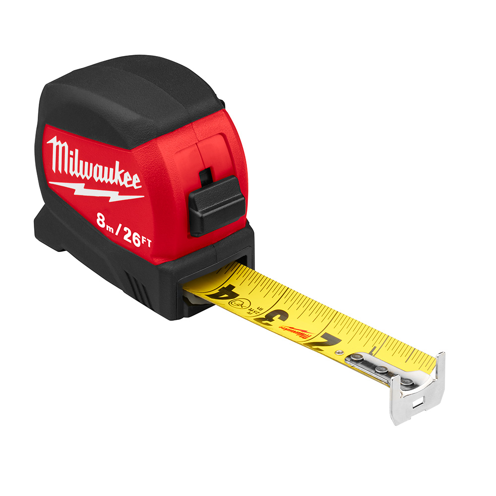 MILWAUKEE 26' COMPACT TAPE MEASURE - Kilrich Building Centres