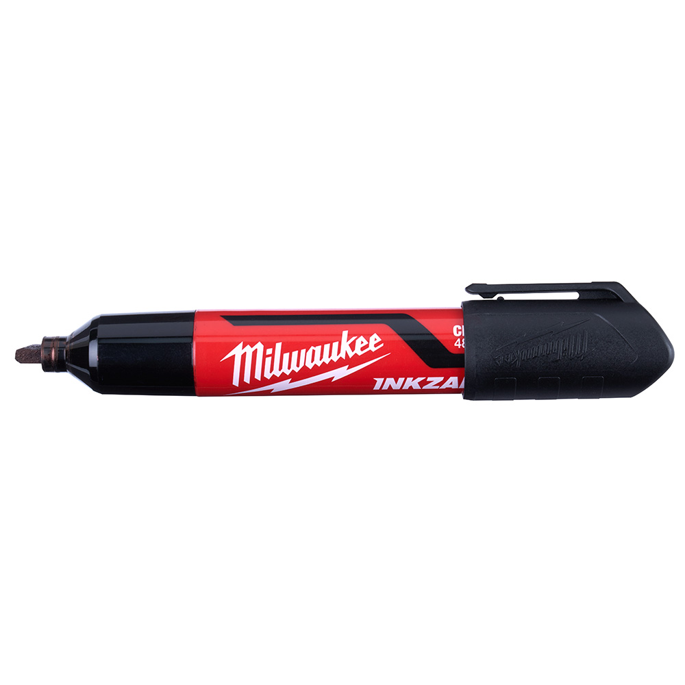 MILWAUKEE LARGE CHISEL-TIP MARKER - BLACK - Kilrich Building Centres