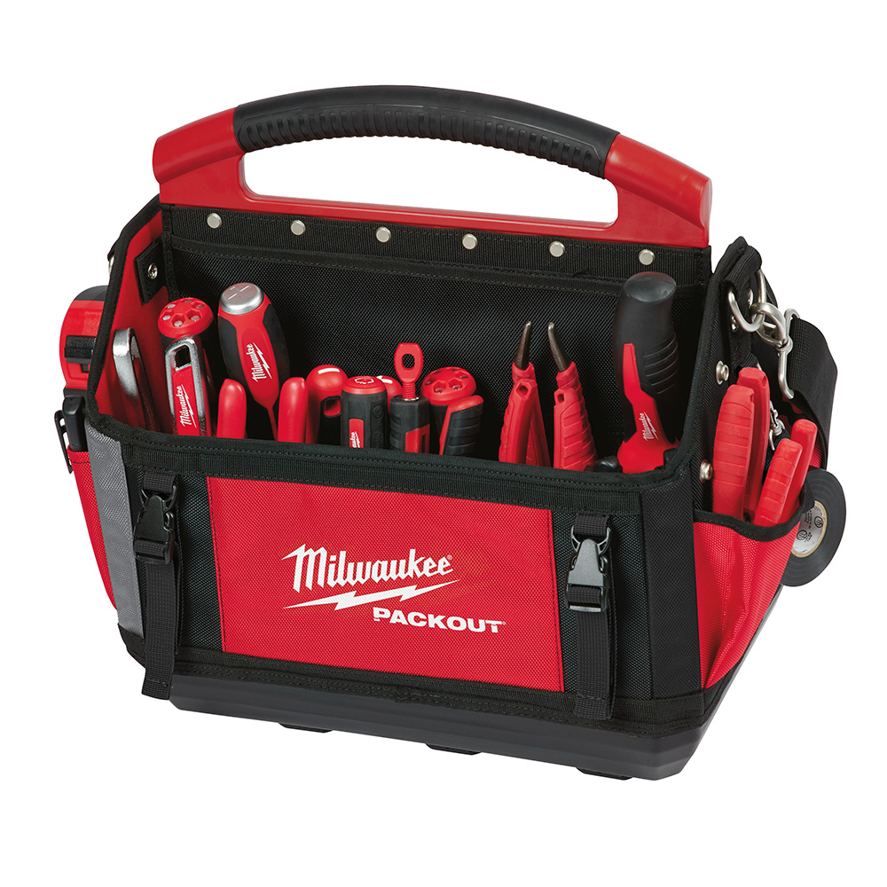 MILWAUKEE PACKOUT 15" TOTE w/ 31 POCKETS - Kilrich Building Centres