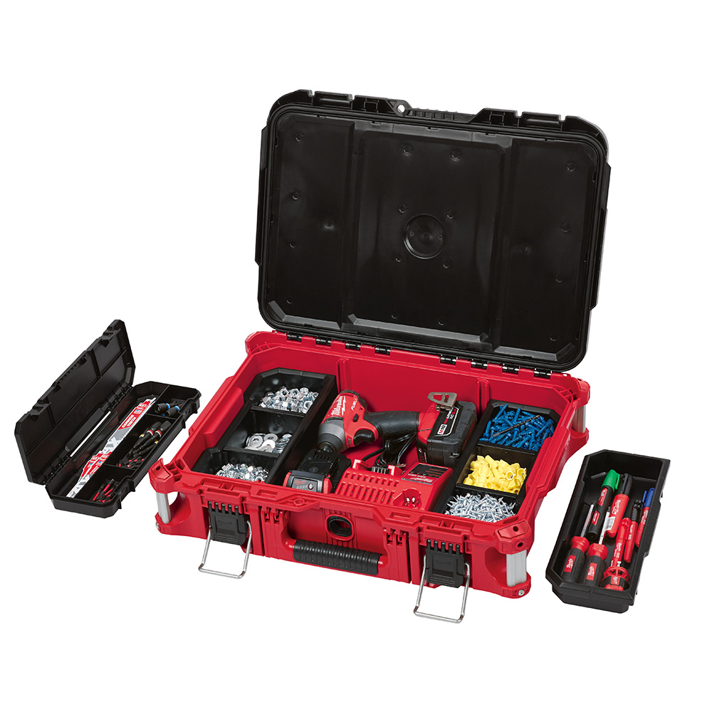 MILWAUKEE PACKOUT TOOL & ACCESSORY STORAGE BOX - Kilrich Building Centres