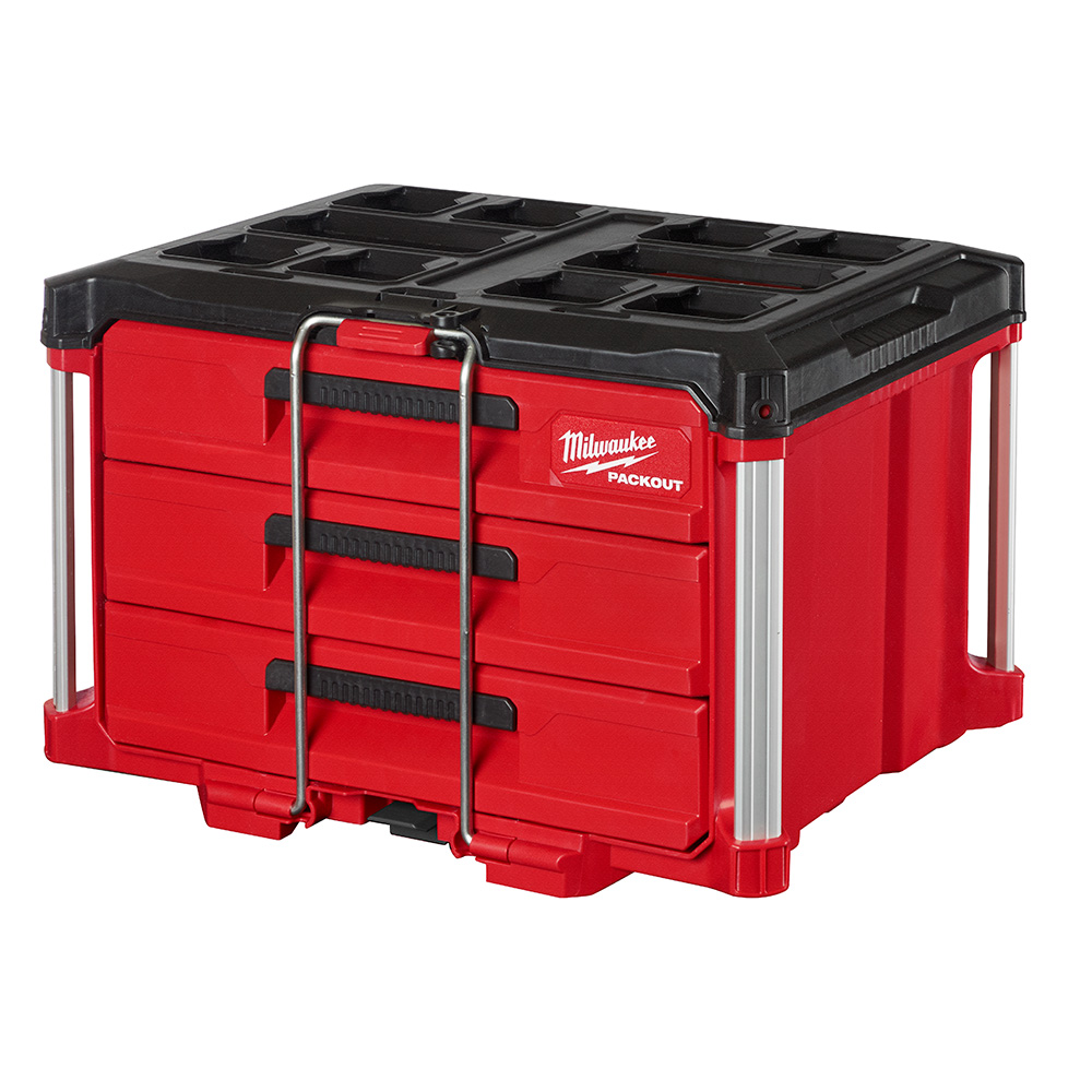 MILWAUKEE PACKOUT 3-DRAWER TOOL BOX - Kilrich Building Centres