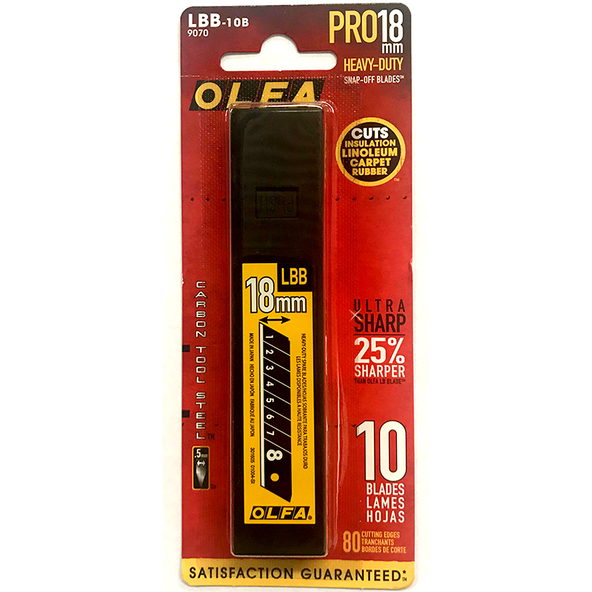 OLFA GB-10BH POWERBLACK BLADES - Kilrich Building Centres