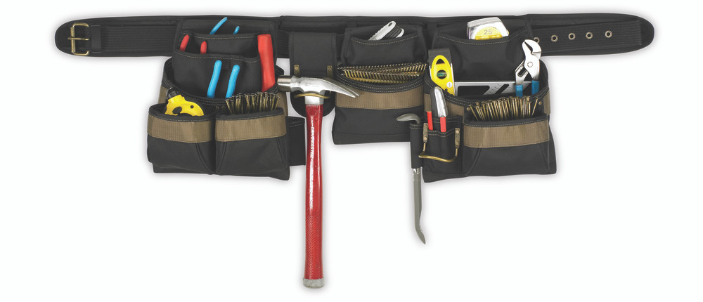 Main 1 - KUNY'S 17-POCKET POLYESTER TOOL APRON -