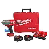MILWAUKEE M18 FUEL 3/4" HIGH-TORQUE IMPACT WRENCH KIT w/ FRICTION RING & ONE-KEY - Kilrich Building Centres
