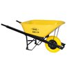 ERIE SE-200 PRO HEAVY DUTY 450LB. LANDSCAPING WHEELBARROWRUGGED POLY PRO TRAYWITH FLAT FREE TI - Kilrich Building Centres