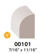 #101 FJP PRIMED BASE SHOE - 7/16" x 11/16" (SOLD IN 16' LENGTHS) - Kilrich Building Centres