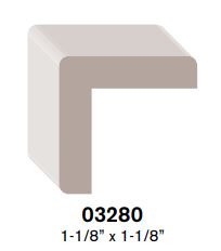 #3280 PRIMED FJP OUTSIDE CORNER
(1-1/16"X1-1/16"-16') - Kilrich Building Centres