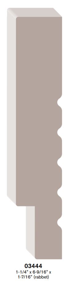#3444 6-9/16" RABBETED JAMB 100"
LENGTH (BLANK) - Kilrich Building Centres