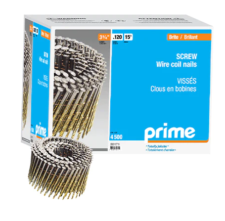 3-1/4" .120 COIL NAIL (BOX OF 4500) - Kilrich Building Centres