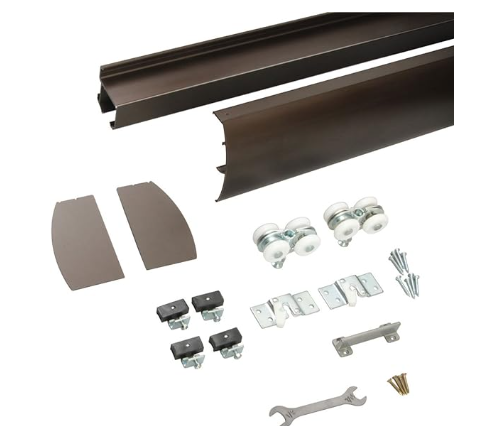 ALUMINUM WALL MOUNT SLIDING DOOR SYSTEM FOR 36" DOORS, 1" TO 1-3/4" THICK (250 LB. RATING; R-WM-M250A-A6) - Kilrich Building Centres