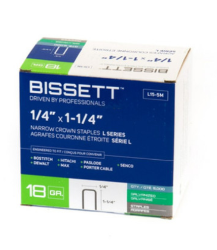 GSI114G 1-1/4" 18GA STAPLE 5M
8/CASE - Kilrich Building Centres