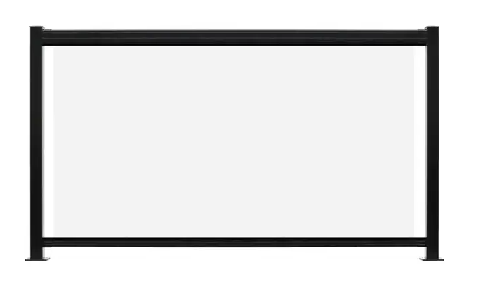 Main 3 - REGAL BLACK TOP & BOTTOM
RAILS 6' OC actual length 69" -