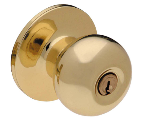 VILLA BALL ENT 6-1 KD 3 POLISHED
BRASS - Kilrich Building Centres