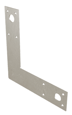 6" X 6" L-STRAP G185 20/BOX - Kilrich Building Centres