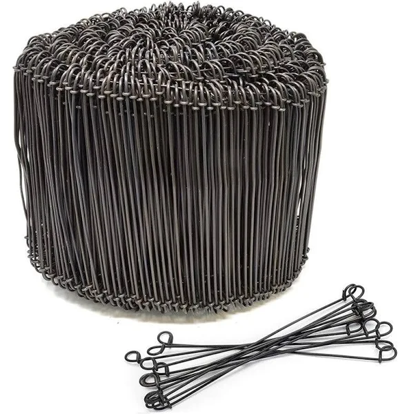 6" 16ga. WIRE LOOP TIES - BLACK (2500 PACK) - Kilrich Building Centres