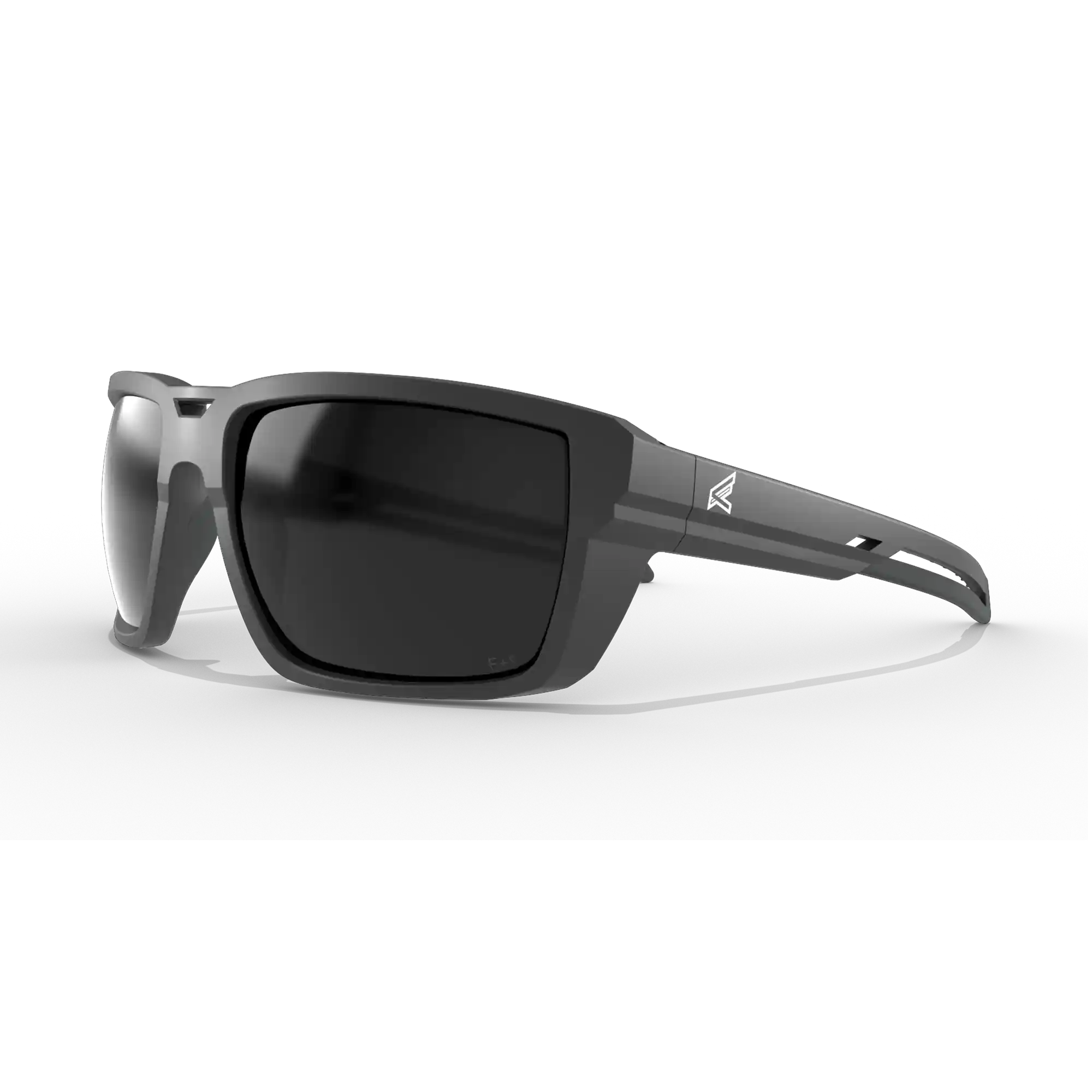 EDGE LASSEN SAFETY GLASSES w/ MATTE BLACK FRAME / SMOKE LENSES - Kilrich Building Centres
