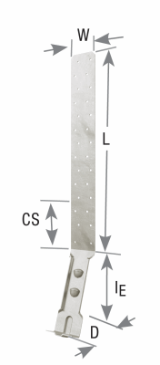 18-5/8" STRAP TIE HOLDOWN - Kilrich Building Centres