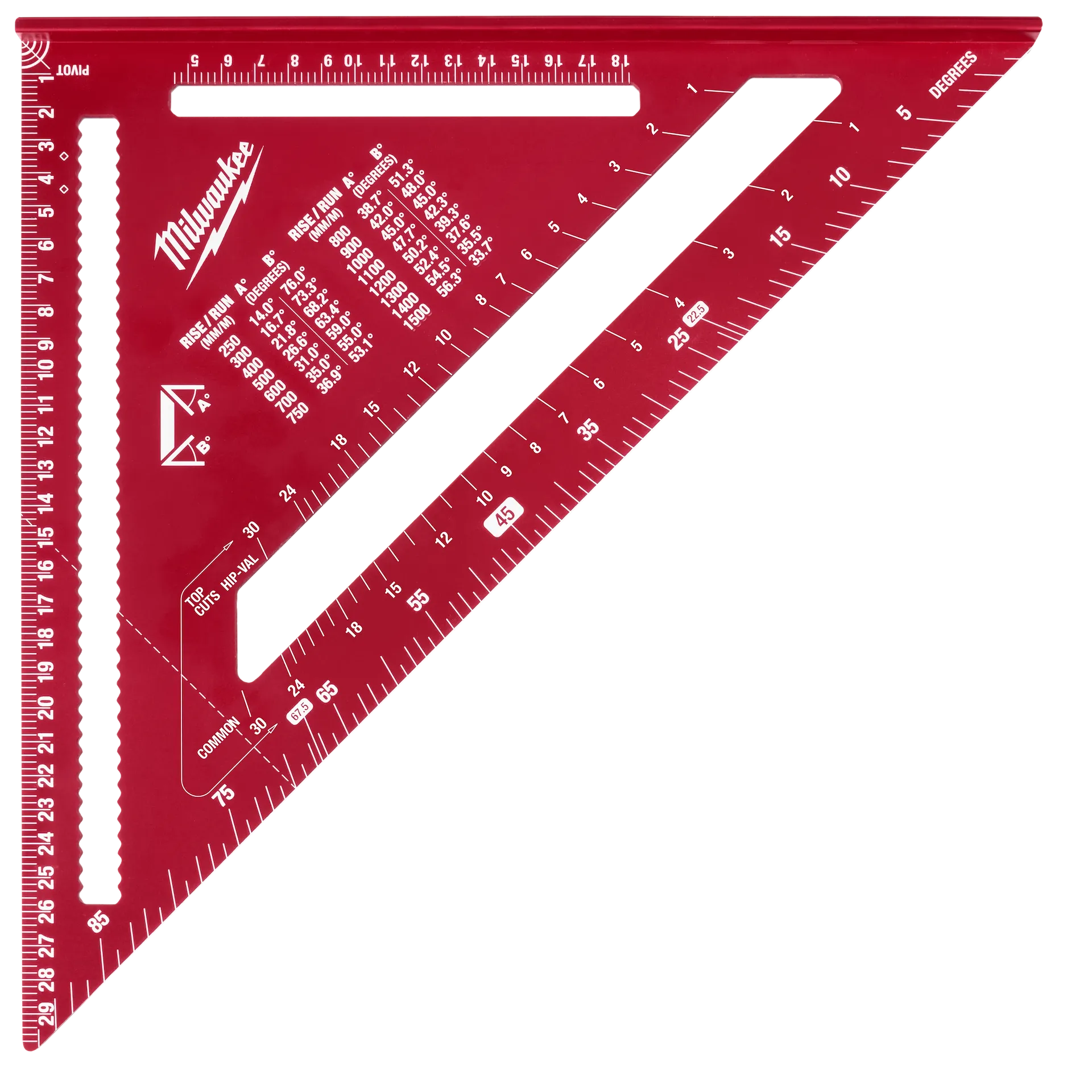 Main 2 - MILWAUKEE 300mm LASER-ETCHED RAFTER SQUARE (METRIC) -