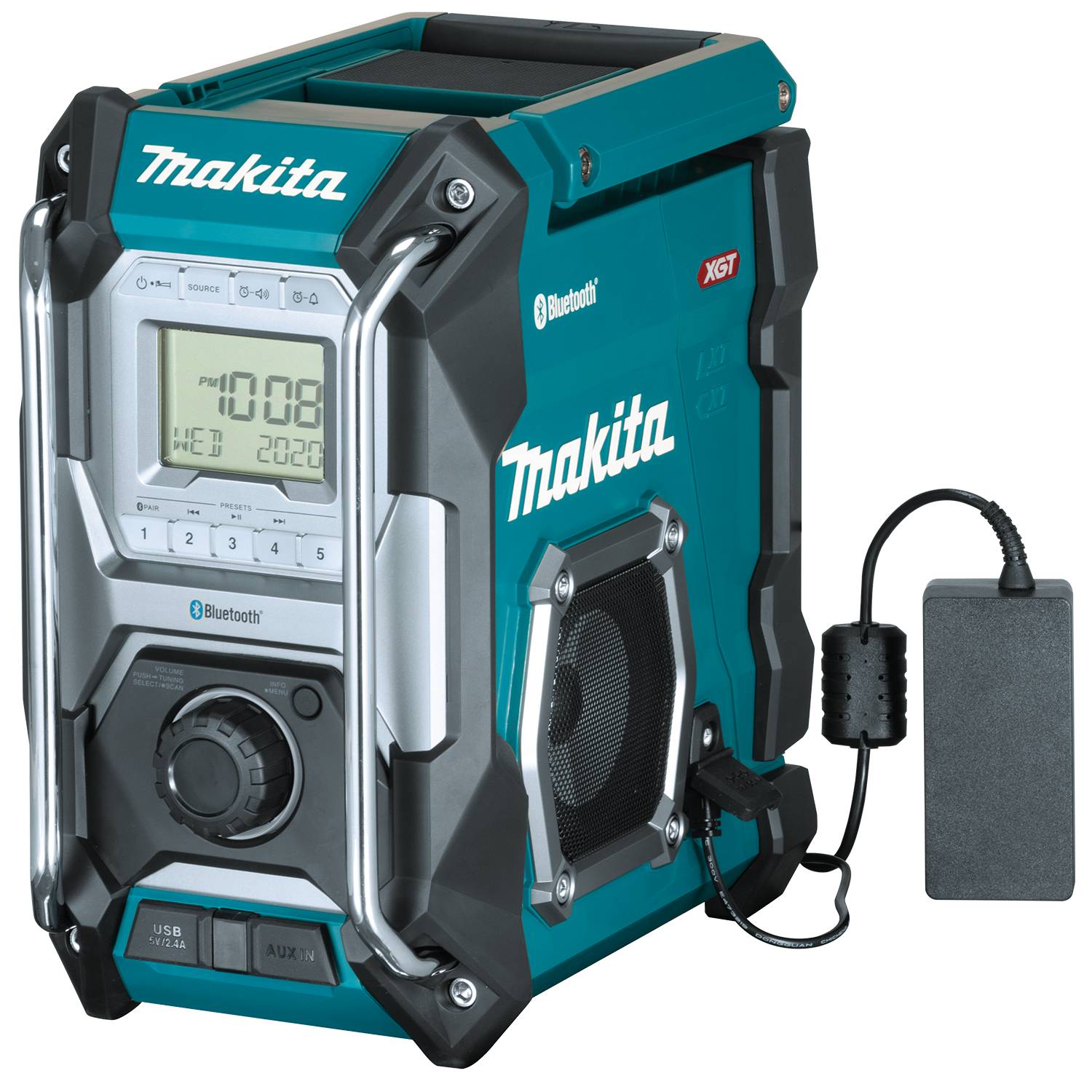Main 4 - MAKITA 12-40Vmax JOBSITE RADIO w/ BLUETOOTH & USB (TOOL ONLY) -