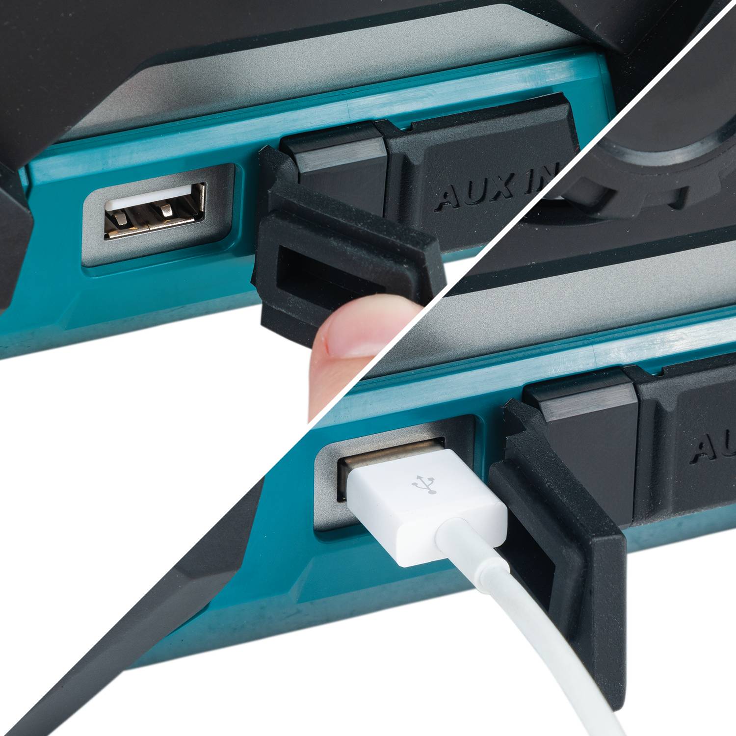 Main 5 - MAKITA 12-40Vmax JOBSITE RADIO w/ BLUETOOTH & USB (TOOL ONLY) -