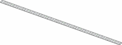 3" X 77-3/4" 16GA. STRAP TIE - Kilrich Building Centres