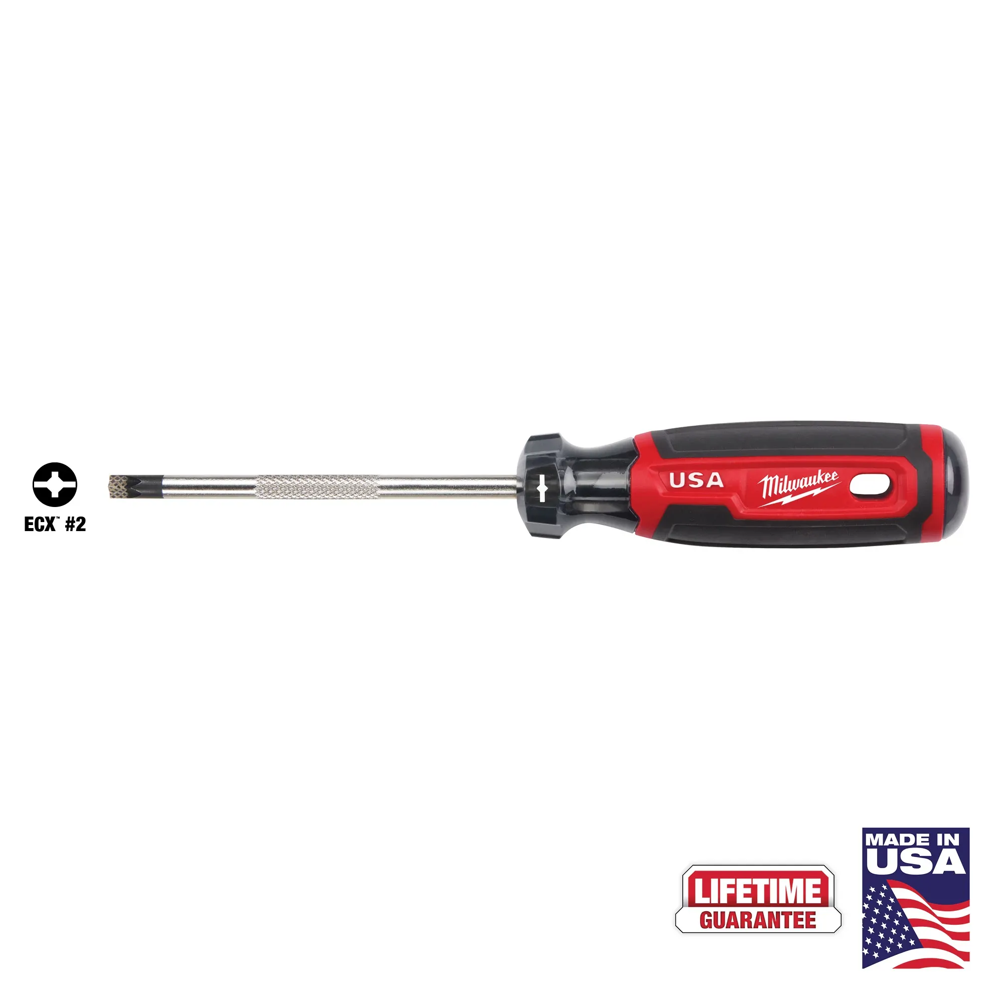 Main 1 - #2 ECX 4" Cushion Grip
Screwdriver (USA) -