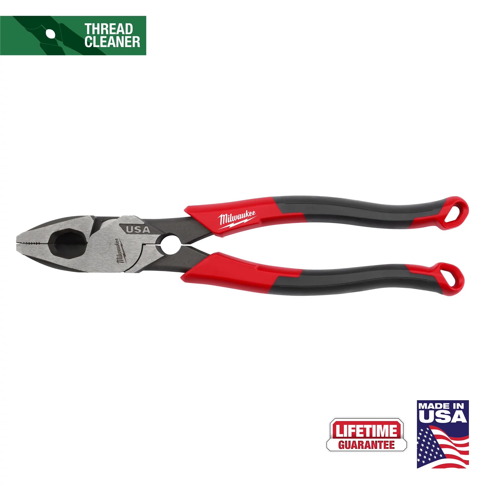 MILWAUKEE 9" Lineman's Comfort
Grip Pliers w/ Thread Cleaner
(USA) - Kilrich Building Centres